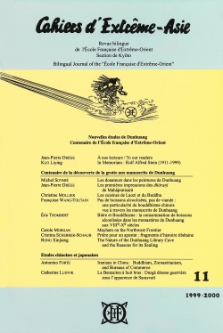 Cahiers d'Extrême-Asie 11 (1999-2000)