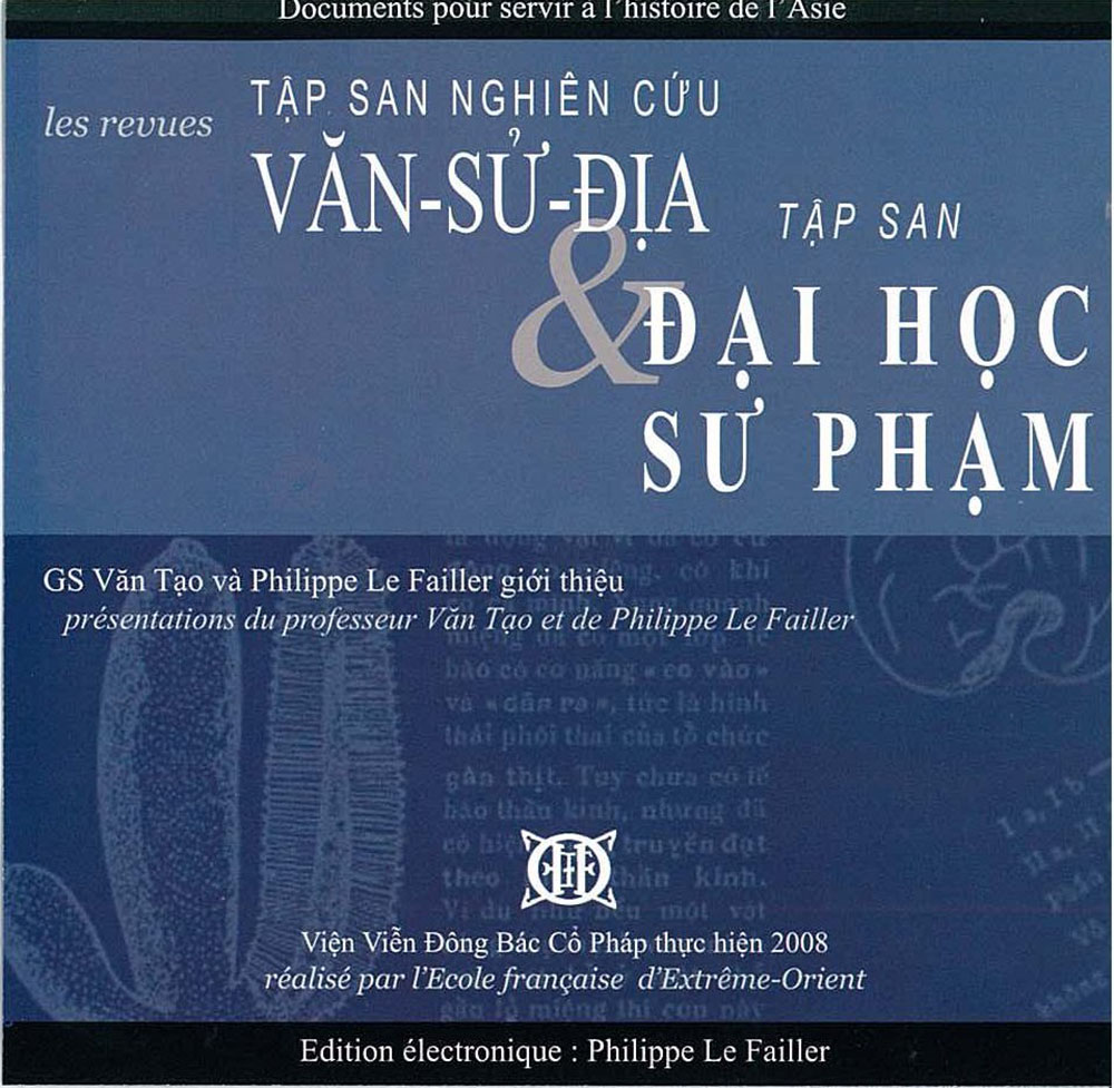 Van Su Dia (1954-1959) et Dai Hoc Su Pham (1955-1956)