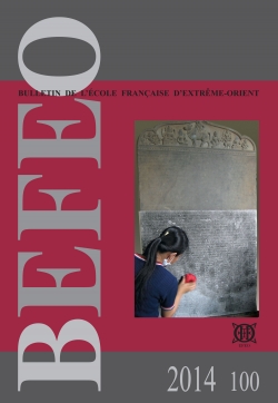 Bulletin de l'École française d'Extrême-Orient 100 (2014)
