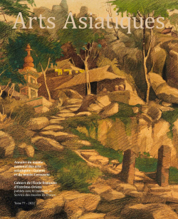 Arts Asiatiques 77 (2022)