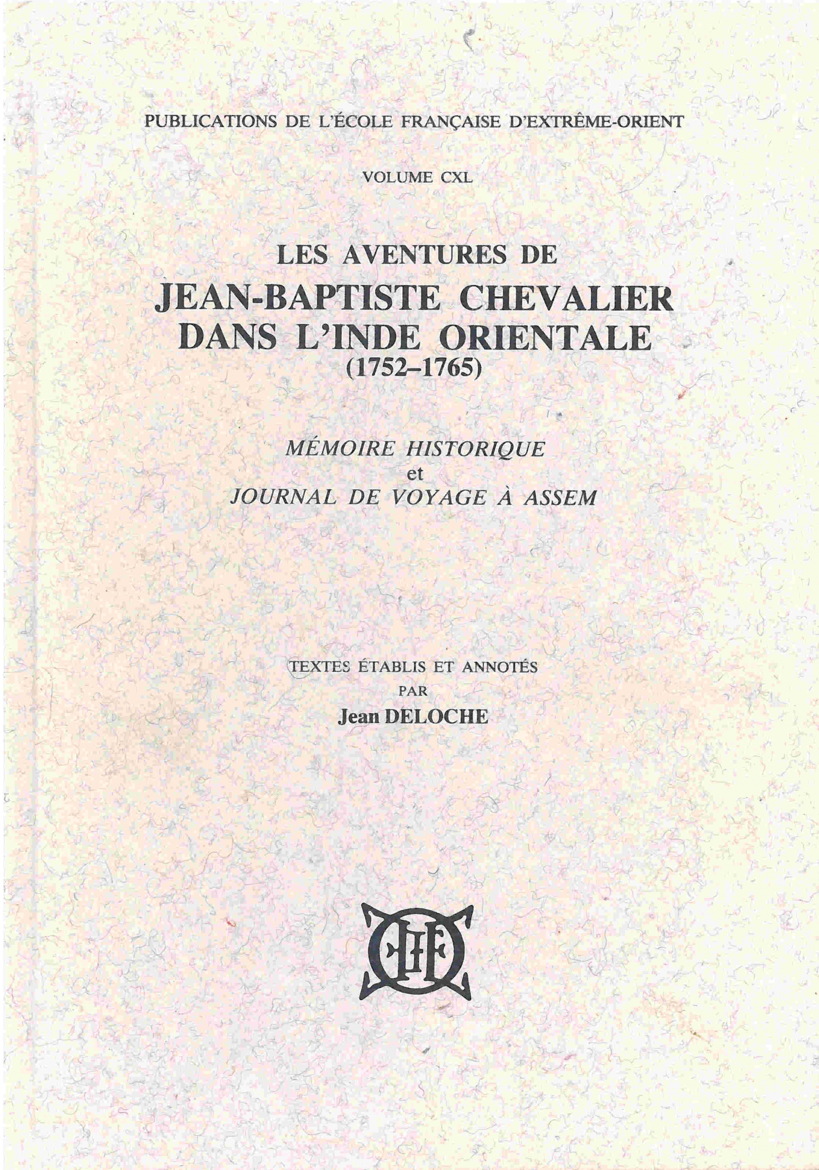 Les aventures de Jean-Baptiste Chevalier dans l'Inde orientale (1752-1765)