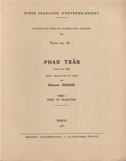 Phan Trãn : roman en vers