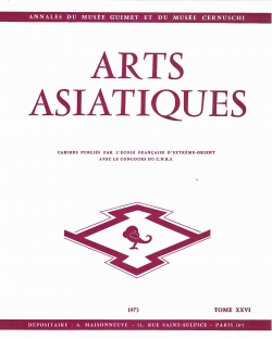 Arts Asiatiques 26 (1973)
