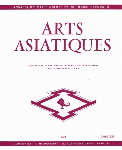 Arts Asiatiques 21 (1970)