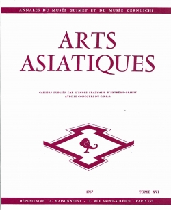 Arts Asiatiques 16 (1967)