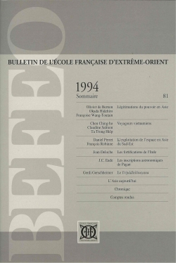 Bulletin de l'Ecole française d'Extrême-Orient 81 (1994)