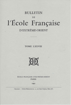 Bulletin de l'Ecole française d'Extrême-Orient 78 (1991)