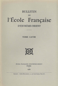 Bulletin de l'Ecole française d'Extrême-Orient 68 (1980)