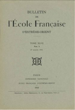 Bulletin de l'Ecole française d'Extrême-Orient 47 (1955)